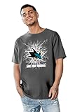 Blue 84 Standard NHL Officially Licensed T-Shirt Ringspun Electric Black