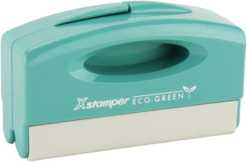 Xstamper SelfInking Notary Pocket Stamp, 4 Lines