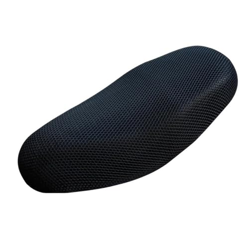 Funda de asiento de moto transpirable y antideslizante con malla 3D para scooter de 1 pieza