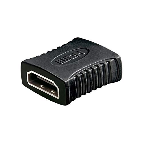 MicroConnect IC-68688 - Adaptador con 2 Conectores, Color Negro
