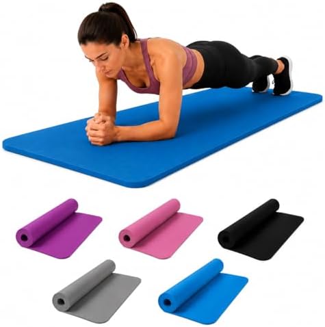 Tapete de Yoga e Pilates Premium - 174x60 cm Antiderrapante e Mac...