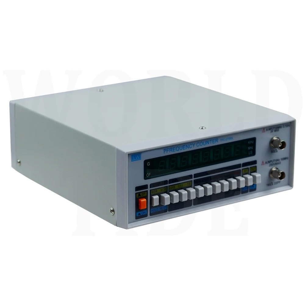 Contatore di frequenza ad alta precisione da 10 Hz a 2,7 GHz, display LED a 8 cifre, frequenzimetro digitale a doppio canale