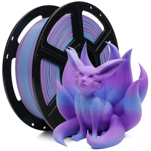 Image of FLASHFORGE Rapid PLA Gradient Filament 1.75mm Thistle Purple & Ethereal Blue, Transform Colors Smoothly & Fast, Experience Exceptional Performance with 500mm /s High-Speed Printing, Top-Notch Filament