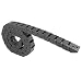 Produktbild Naisicatar 10mm x 20mm Kunststoff-Halb geschlossen CNC Machine Tool Kabel-Draht-Träger Schleppkette 1M Long Black Amusant Spielzeug