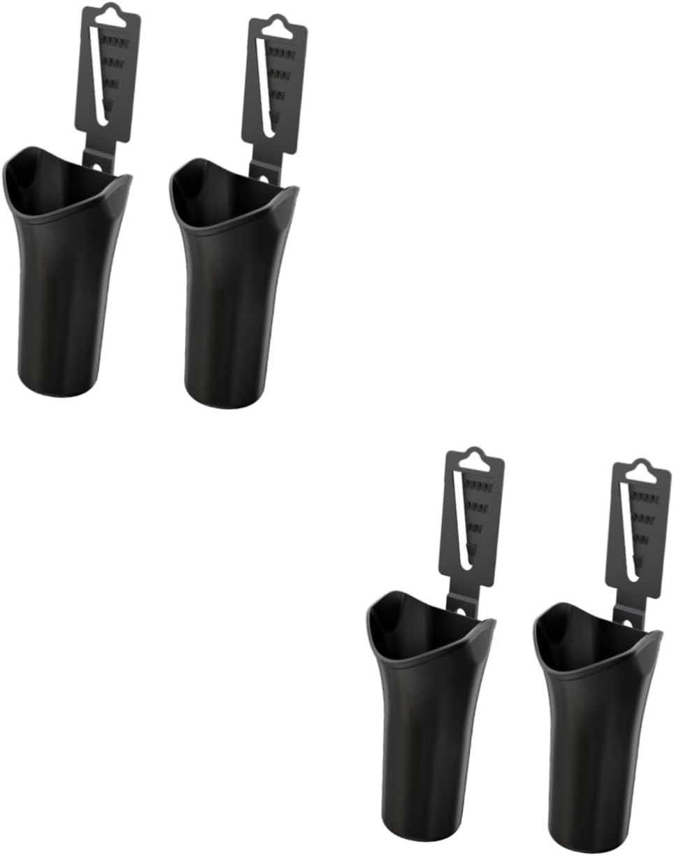 Ciieeo 4pcs Multifunctional Folding Umbrella Storage Bucket Car Seat Back Organizer for Wet Umbrellas Black Convenient and Easy to Install for Cars