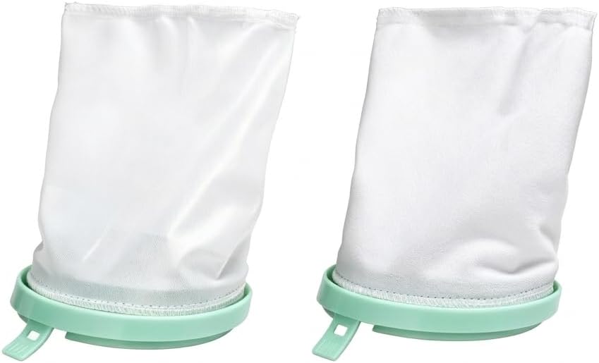 2 Packs 180 Mesh Filter Bags,Sand & Silt Replacement Filter Bags Compatible with JESIMAIK Handheld Pool Vacuum