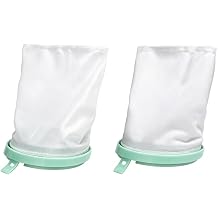 2 Packs 180 Mesh Filter Bags,Sand & Silt Replacement Filter Bags Compatible with JESIMAIK Handheld Pool Vacuum
