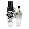 Luchtfilterdruk,Luchtfilter drukregelaar Kit Aluminiumlegering luchtregelaar met manometer voor chemische…