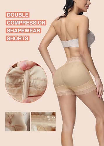 SHAPSHE Feminino Controle de Barriga Shapewear Shorts Mais Magro Corpo Shaper Bunda Levantamento Cal