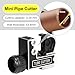 Spurtar Mini Pipe Cutter Tool 1/8 to 1-1/8 inch (3-28mm) Tube Cutter for Copper, Brass, Aluminum Pipe for Plumbing, HVAC Work, Automotive Repairs, DIY Projects