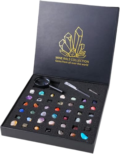 Collezione di rocce e minerali - Kit didattico sui | Manuale di identificazione e raccolta di rocce e minerali per l'educazione scientifica