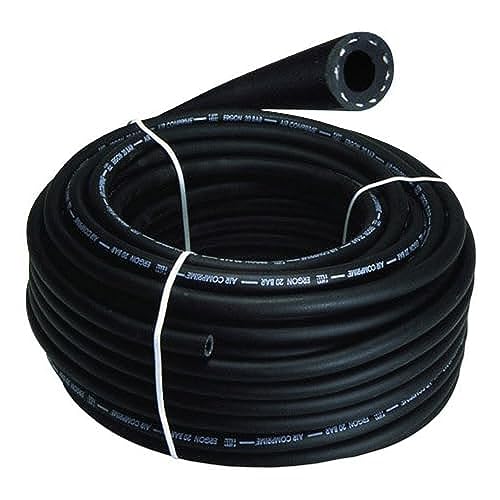 Manguera Aire Comprimido Negro 10 x 19 mm. 20 bares Rollo 50 metros