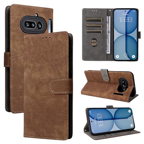 �X�}�z�P�[�X �Ή��@�� for Nothing Phone (4a) �X�}�z�P�[�X�y�t���b�v�X�^���h�E�}�O�l�b�g�J�E�J�[�h�X���b�g�t���E�H���b�g�z Brown