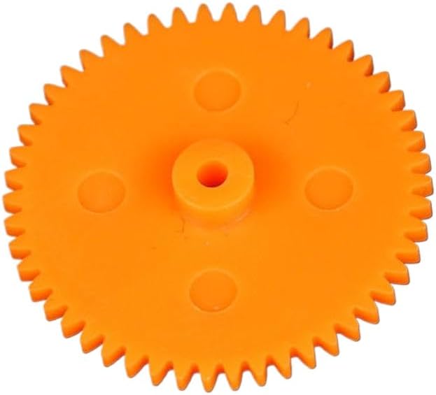 200PCS Mixed Plastic Gears Set with 0.5 Modulus for DIY Motor Transmission and Toy Building Projects