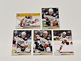 2023-24 Upper Deck Series 1 Anaheim Ducks Base No SP Veteran Team Set of 5 Cards: #1 Trevor Zegras #2 Mason McTavish #3 Frank Vatrano #4 Isac Lundestrom #5 Lukas Dostal All Cards Pack Fresh, Hand Collated,