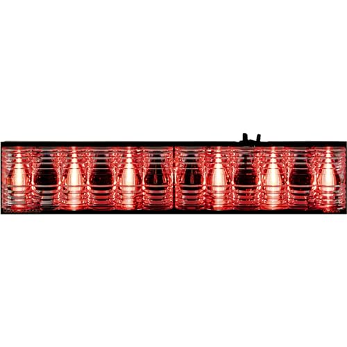 Buyers Products 3024637 Cabezal de faro (faro, esquina, 6 LED D-Fuser, rojo)