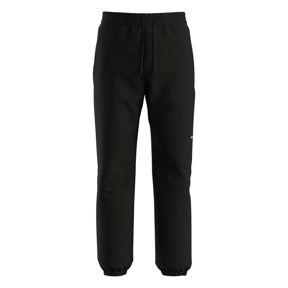 Hugo Men's Gibor242 Tapered Fit Textured Cotton Trousers, 001black, XXL
