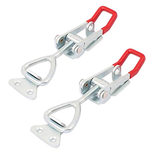 TOUHIA 2 Pcs 4003 Zinc Plated Iron Toggle Clamp 660Lbs Holding Capacity