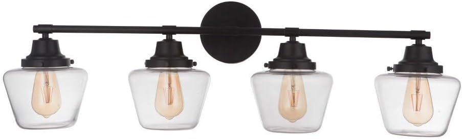 Craftmade Essex 4 Light Vanity Flat Black