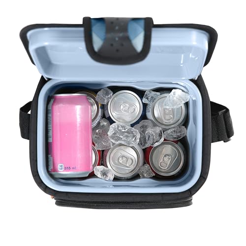 Titan by Arctic Zone Zipperless Soft Sided Cooler with HardBody Liner and SmartShelf, Insulated Bag with Shoulder Strap for Lunch and Travel, 9 Can Capacity, Marine Blue by Titan by Arctic Zone - Image 4