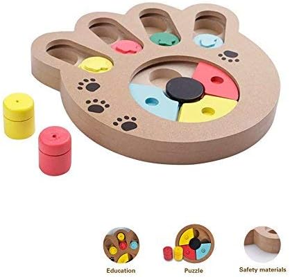 MFEI Pet Puzzles for Dogs Pets Bowls Dog Toy Brain Game Dog Twister Treat Cat Puzzle Feeder Treat Puzzle Games for Pets