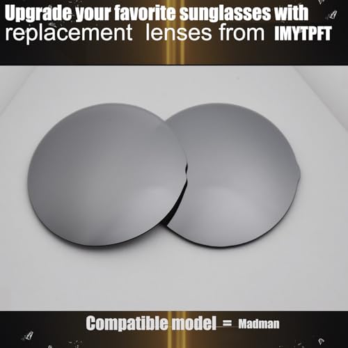 Verres polarisés Oakleys Madman Titanium Mirror taille unique en pack de trois