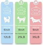 Dog Grooming Hammock Harness, Pet Grooming Sling Tools with Dog Nail Clippers/Trimmer,Nail File (Size:S)