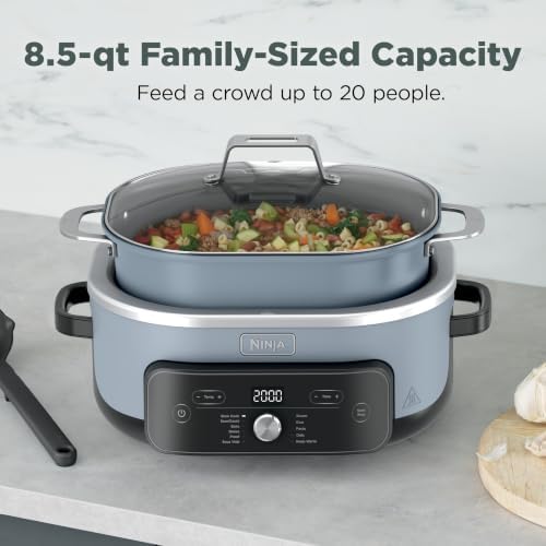 Ninja® PossibleCooker™ PRO Plus 11-in-1, 8 l, 트레이스 블루, MC2002BL — 사진 6