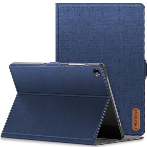 INFILAND Galaxy Tab A9 Plus Case, Multi-Angle Stand Cover Compatible with Samsung Galaxy Tab A9+/A9 Plus 11 Inch 2023 Model (SM-X210/X216/X218) [Auto Wake/Sleep], Navy