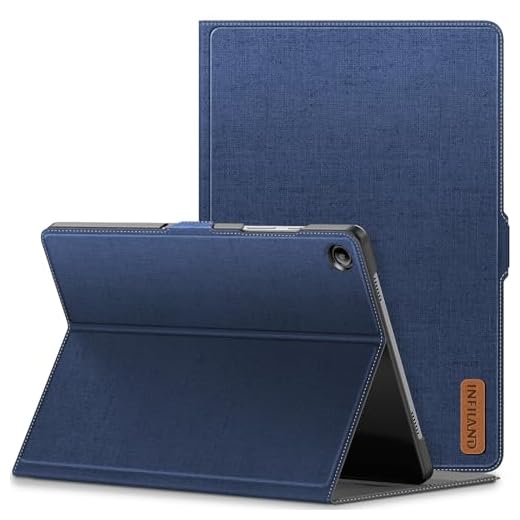 INFILAND Capa para Galaxy Tab A9 Plus/A9+ 5G, capa ultrafina de couro PU com suporte multiângulo para Samsung Galaxy Tablet A9+/A9 Plus modelo 2023 de 11 polegadas (SM-X210/X216/X218)