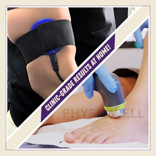 Image of PhysiowellPhysiotherapy Machine Electrotherapy Combo for All Pain Relief Device Physiotherapy Equipment 5 In 1 Interferential Muscle Stimulator Tens Ultrasound Deep Heat with 1 Year Warranty