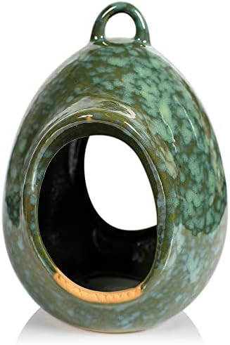 Byer of Maine Egg Fly Through Bird Feeder for Outside, Easy to Re...