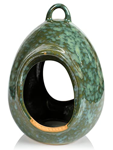 Byer of Maine Egg Fly Through Bird Feeder for Outside, Easy to Re...