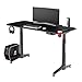 Produktbild Ultradesk Level Schwarz  Computertisch mit elektrischer Höhenverstellung, L: 140cm T: 70cm H: 72-124cm, höhenverstellbarer Schreibtisch mit Langer Platte