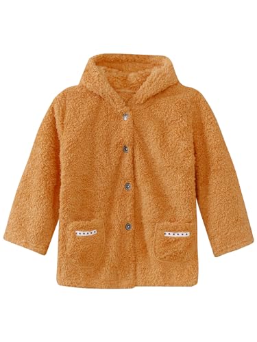 Linjinx Kids Girls Fur Fleece Zip Up Hooded Jacket Coat Winter Warm Animal Ear Hoodie Sweater Outwear3