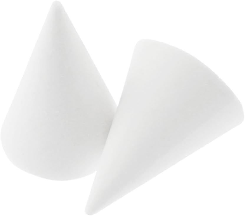 yyangz 25PCS Ceramic Support Nails Firing Kiln Tools Conical Alumina Support Nails Kiln Support Tools Ceramic Refractory Support Nails