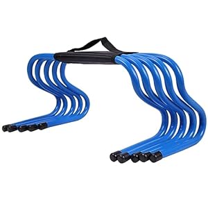 FAXIOAWA Athletic Sport Speed Training Hurdles, Agility Training Equipment Multi-Sports Equipment, Kids Adults Outdoor Games, for PE Class/Fitness Group