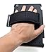 iPad mini 1,2 & 3 Soft Grip Handle Stand - Neoprene with Adjustable Velcro Strap, All Ports/Buttons Open, Case works with Smart Cover (not included)