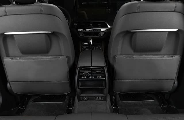 2Pcs Tappetini Proteggi Sedile Anteriore per Auto Kick Mat per Buick Regal 2009-2016, Impermeabili Facile da Pulire Organizzatore Borsa di Sstoccaggio Accessorio da Viaggio