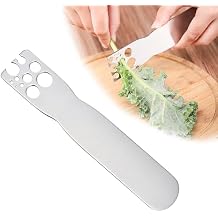 Kale Stripper Tool Stainless Steel Herb Stripper Tool with Handle for Stem & Leaf Removal
