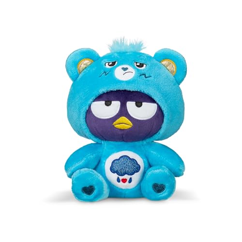 Care Bears - Badtz-Maru Dressed As Grumpy Bear 8' Fun-Size Plush, Blue - Soft, Huggable Bestie! – Good for Girls and Boys, Employees, Collectors, Ages 4+