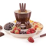 ★ Fondue de chocolate: no solo es un postre divertido, sino también un postre fácil de hacer. Su familia o amigos pueden reunirse en la olla caliente y luego sumergir varios dulces en el chocolate caliente derretido.