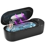 KUNPHY Ultrasonic Jewelry Cleaner, 400ml Sonic Cleaner for Rings, Glasses