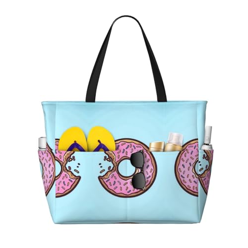Grand sac fourre-tout donut chic et résistant pour femmes actives