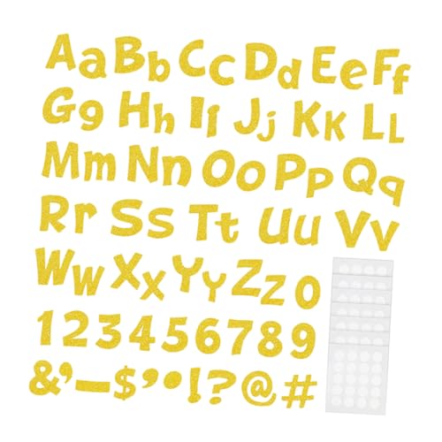 Hohopeti 216pezzi Per Bacheca e Alfabeto Poster Decorativi Per Feste Tema e Scolastiche Realizzati in Qualità