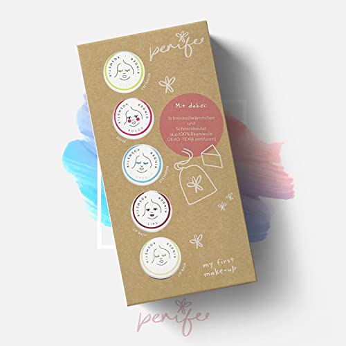 perifee NATÜRLICHE SCHMINKE FÜR KIDS & TEENS GOLDEN APPLE SET, DERMATOLOGISCH GETESTET; NATRUE ZERTIFIZIERT, UNGIFTIG, NICHT PULVRIG UND SICHER Cover