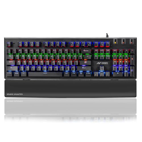 Ant Esports MK3500 Mechanical Gaming Keyboard, Red, Full Size - Image 2