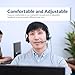 Cyber Acoustics Stereo Headset (AC-204), 3.5mm Stereo & Y-Adapter, Home, K12 School Classroom and Education