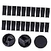 FELTECHELECTR 20PCS Durable Self Adhesive Cable Holder Clips Wire Organizer for Home Office School Space Saving Cable Management Tools Easy to Use Smooth Surfaces