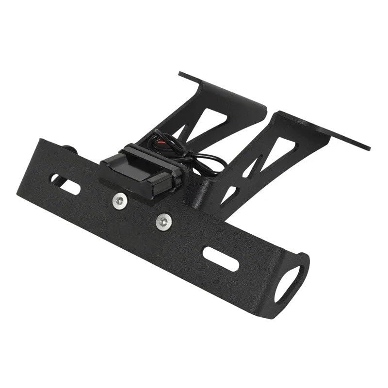 Support plaque YZF R3 MT03 anti-vibration avec feu LED pour éliminer la bavette